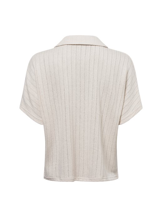 Sweter damski z krótkim rękawem - v