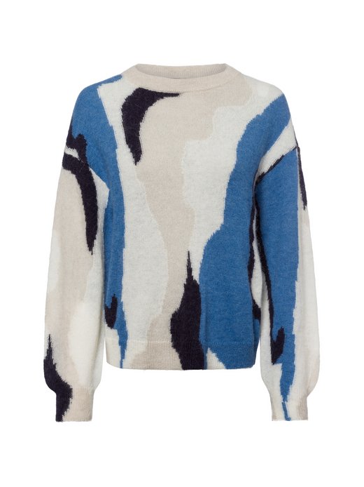 Sweter damski z zawartością alpaki