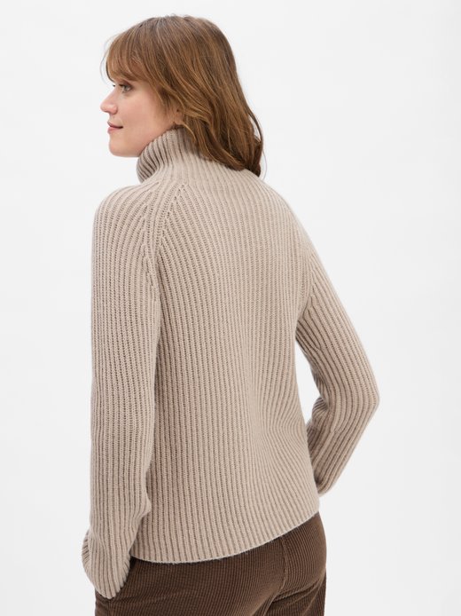 Sweter damski z zawartością wełny i alpaki - Arwen