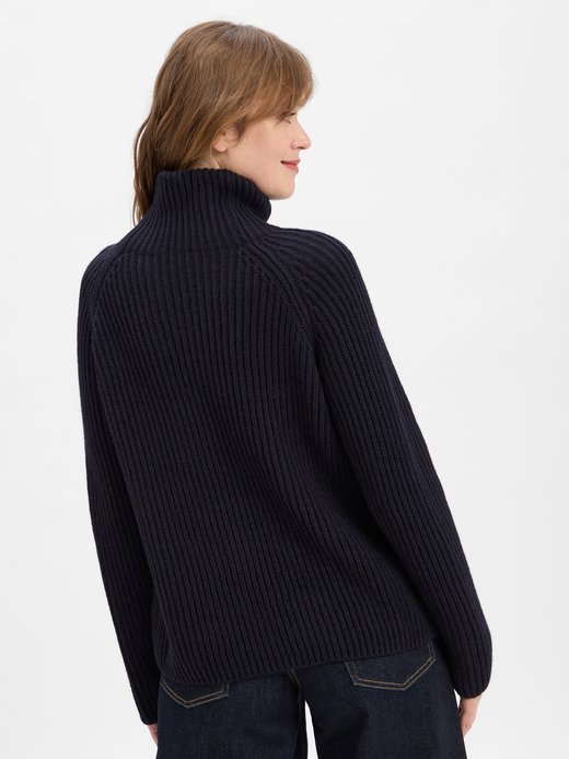 Sweter damski z zawartością wełny i alpaki - Arwen