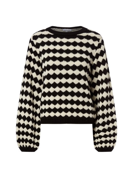 Sweter damski z zawartością wełny