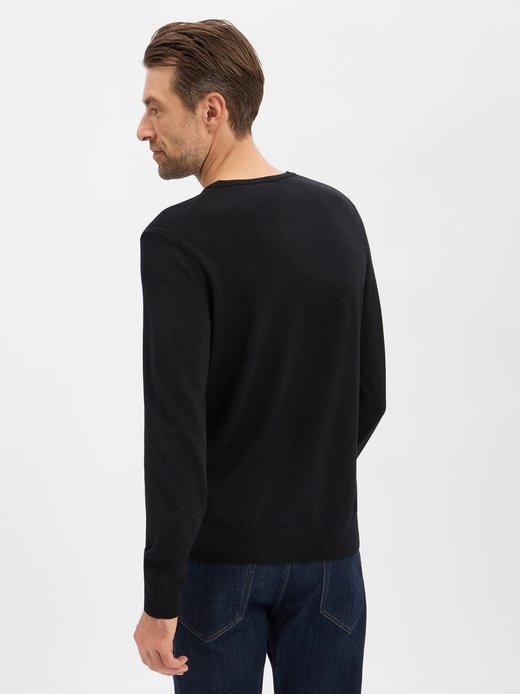 Sweter męski z cienkiej dzianiny - Denny