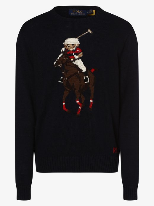 Sweter męski z dodatkiem lnu i jedwabiu