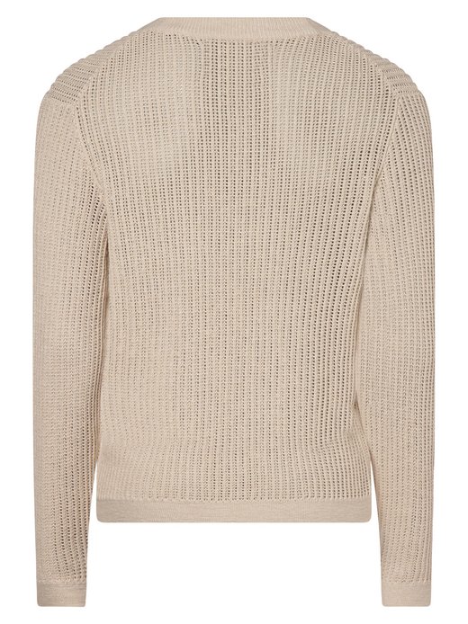 Sweter męski z dodatkiem lnu