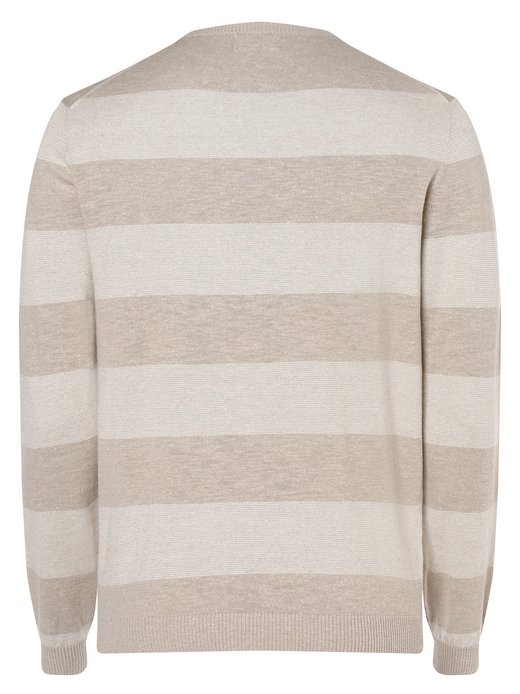 Sweter męski z dodatkiem lnu