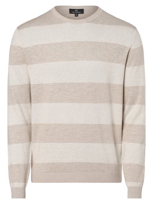 Sweter męski z dodatkiem lnu