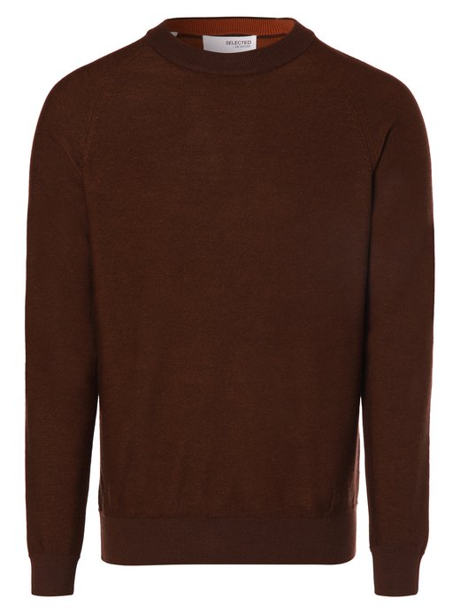Sweter męski z dodatkiem wełny merino – SLHMesa