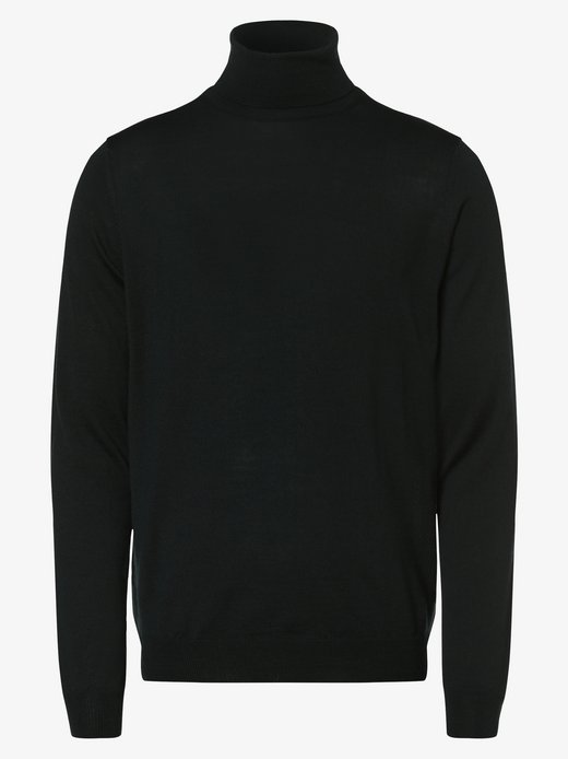 Sweter męski z dodatkiem wełny merino