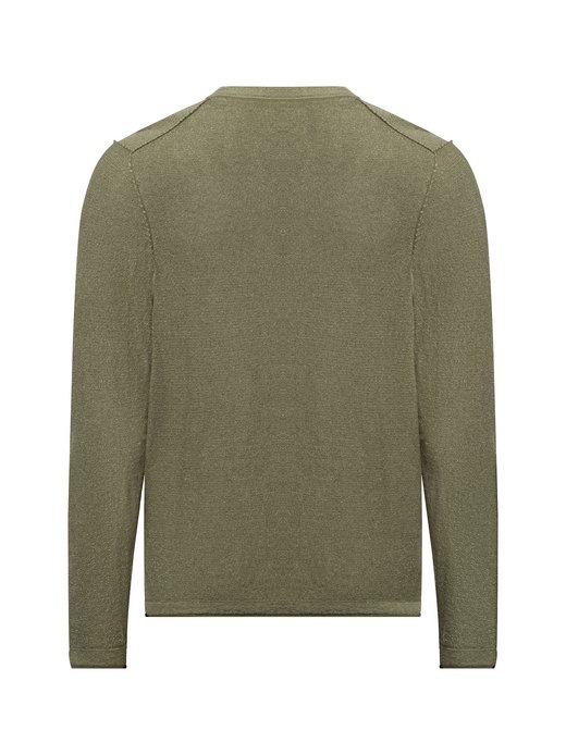 Sweter męski z zawartością lnu
