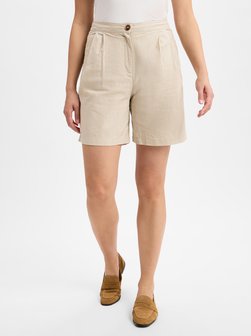 Szorty damskie z zawartością lnu