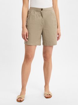 Szorty damskie z zawartością lnu