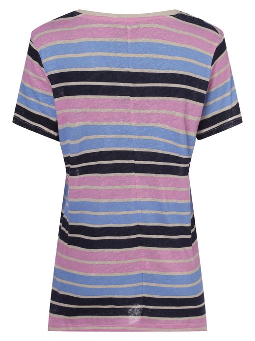 T-shirt damski z dodatkiem lnu