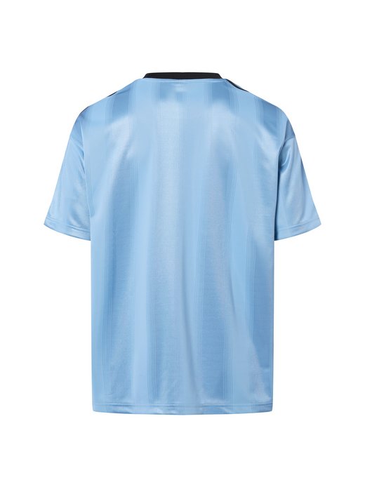 T-shirt męski - żakardowy dżersej