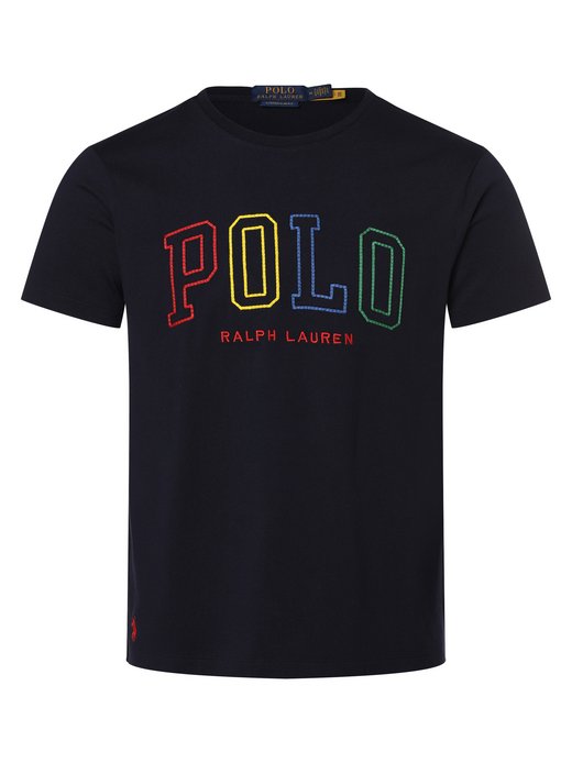 T-shirt męski - niestandardowy krój slim fit