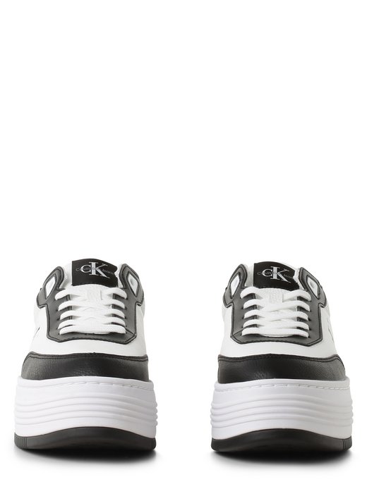 Tenisówki damskie z dodatkiem skóry