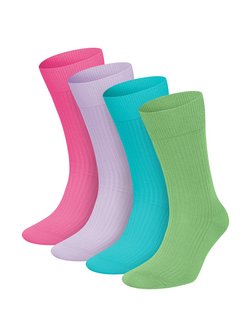 Unisex 4er-Pack Socken