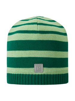 Artikelbild Unisex Beanie - Haapa von reima in grün gestreift