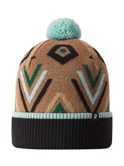 Artikelbild Unisex Beanie - Koillinen von reima in braun gemustert
