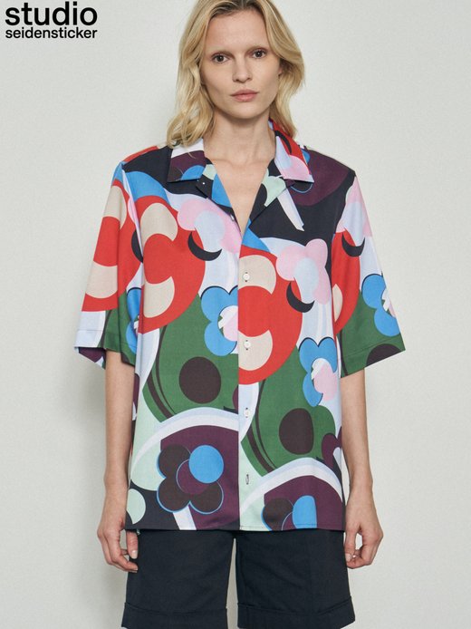 Unisex Casual Hemd Regular Fit