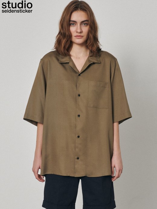 Unisex Casual Hemd Regular Fit