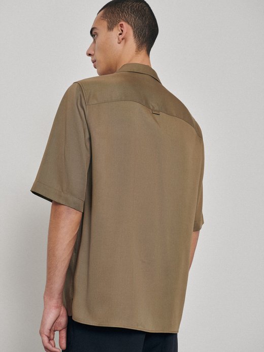 Unisex Casual Hemd Regular Fit