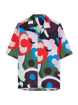 Unisex Casual Hemd Regular Fit