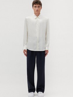 Unisex Casual Hemd Regular Fit