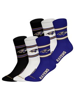 Unisex Freizeitsocken  -  Baltimore Ravens Crew