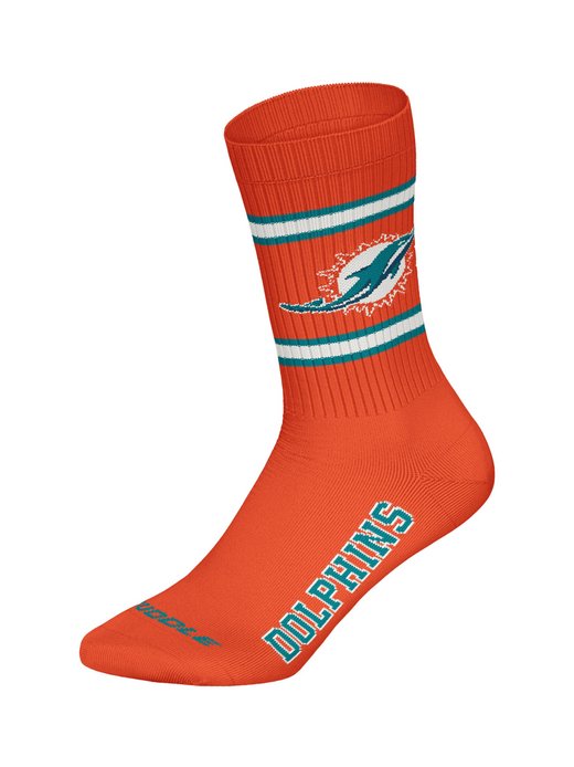 Unisex Freizeitsocken  -  Miami Dolphins Crew