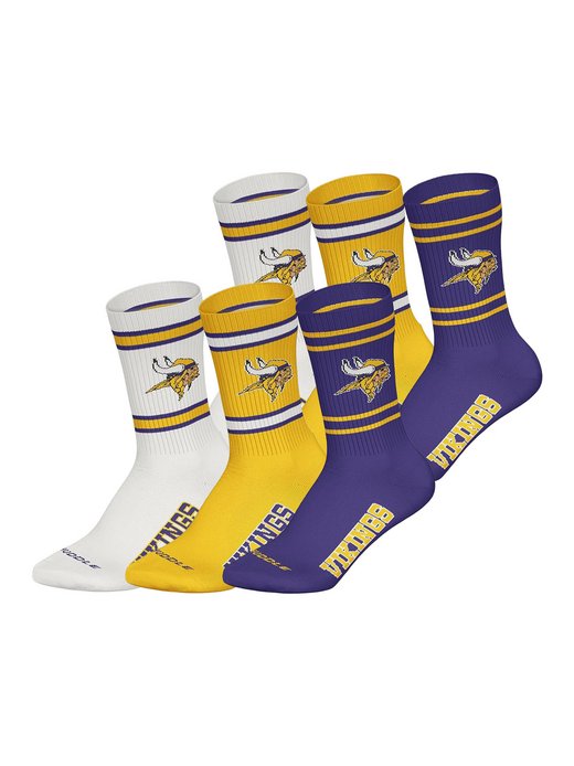 Unisex Freizeitsocken  -  Minnesota Vikings Crew