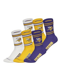 Unisex Freizeitsocken  -  Minnesota Vikings Crew
