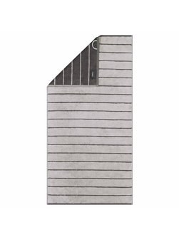 Artikelbild Unisex Handtuch 1er Pack von Cawö in grau gestreift