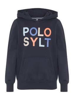 Artikelbild Unisex Kinder Kapuzenpullover von Polo Sylt in marine bedruckt