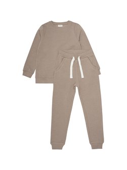 Artikelbild Unisex Langarmshirt & Hose von Minymo in braun uni