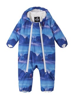 Artikelbild Unisex Schneeanzug - Moomin Knytte von reima in hellblau gemustert