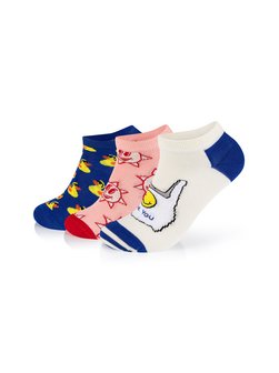 Artikelbild Unisex Sneakersocken von Happy Socks in mehrfarbig gemustert