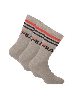 Artikelbild Unisex Socken 3er Pack von FILA in grau gestreift