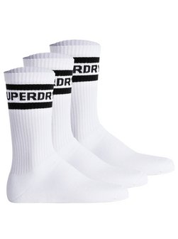 Artikelbild Unisex Socken 3er Pack von Superdry in weiß gestreift