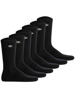 Artikelbild Unisex Socken 6er Pack von Lacoste in schwarz uni