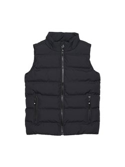 Artikelbild Unisex Steppweste von ColorKids in schwarz uni