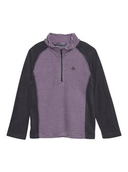 Artikelbild Unisex Strickfleece-Pullover von ColorKids in lila gestreift