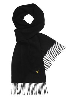 Artikelbild Unisex Strickschal von Lyle & Scott in schwarz uni