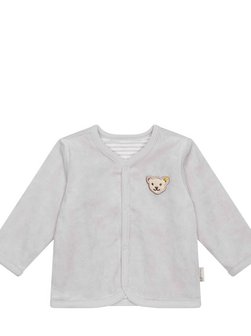 Artikelbild Unisex Wendejacke GOTS - Baby Wellness von Steiff in hellgrau gemustert