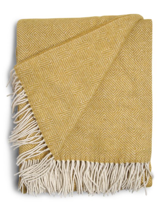 Wohndecke aus Merinowolle - Janne