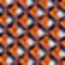 orange gemustert