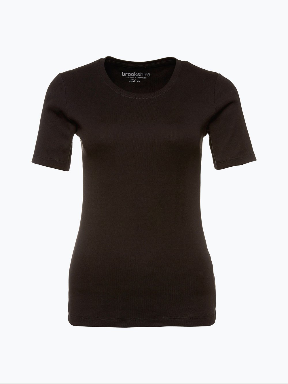 brookshire T-Shirt Damen Baumwolle schwarz, M