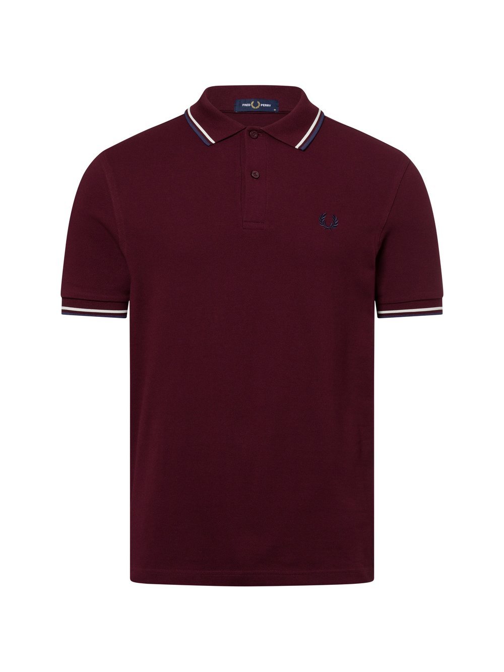 Fred Perry Poloshirt Herren Baumwolle rot, XL