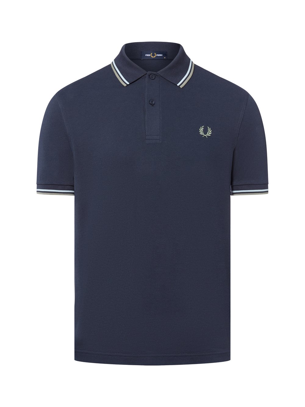 Fred Perry Poloshirt Herren Baumwolle blau, S