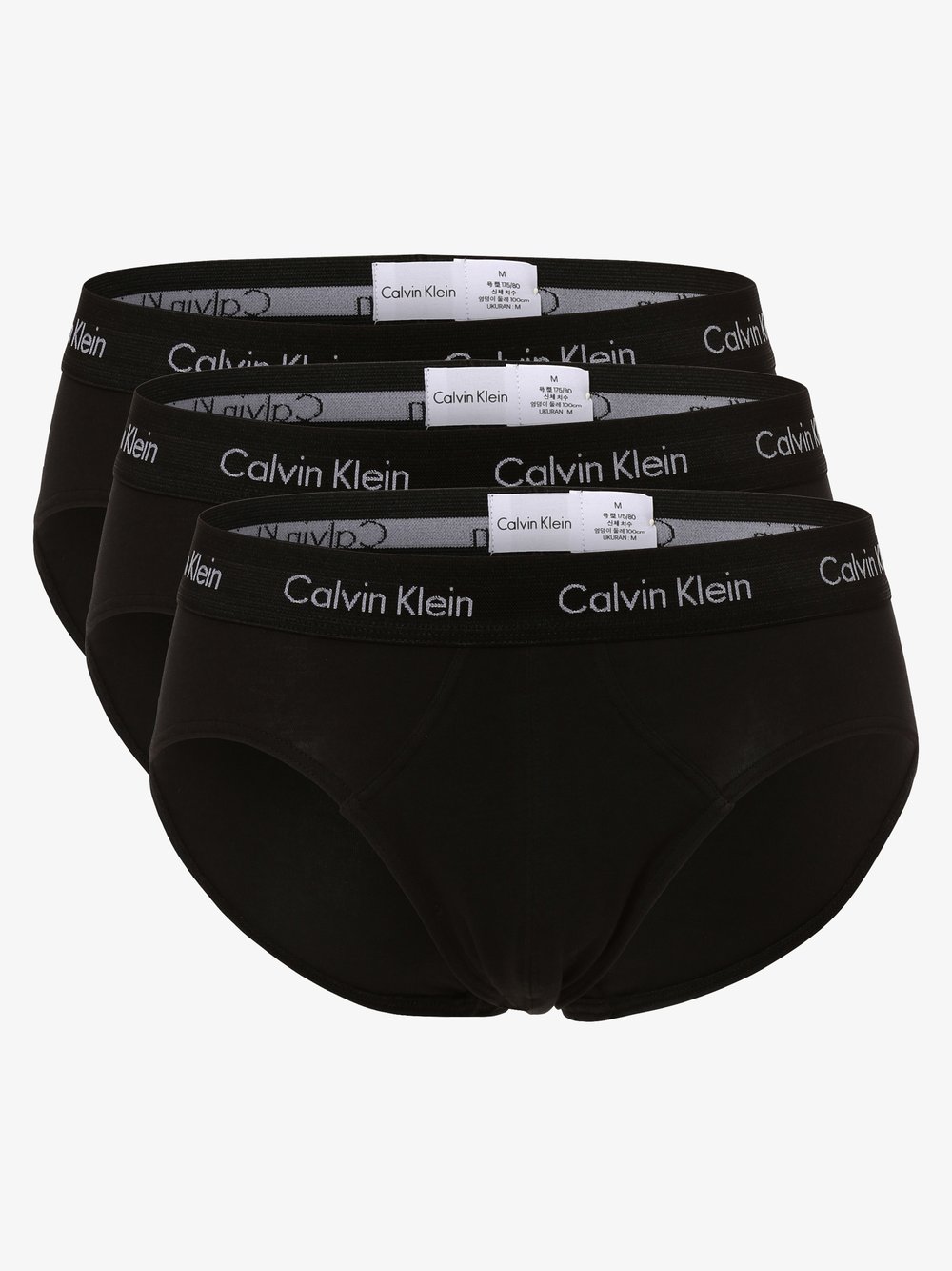 Calvin Klein - Slipy męskie pakowane po 3 szt., czarny