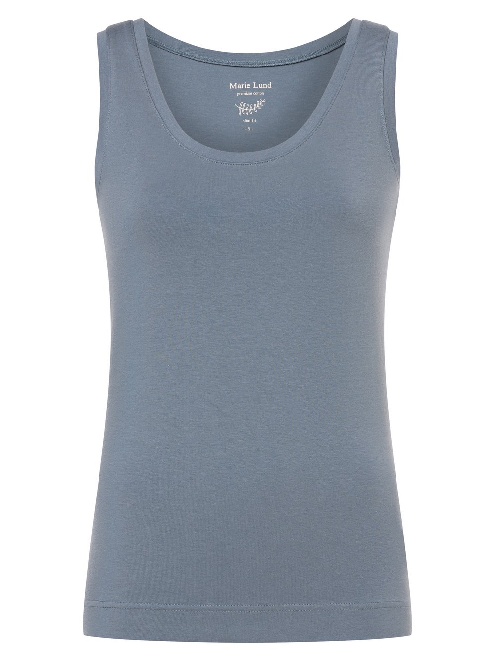 Marie Lund Top Damen Baumwolle blau, M